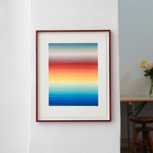 120 Horizontal Stripes in Slightly Different Colors