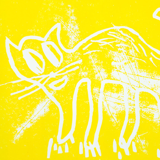 Katze /gelb