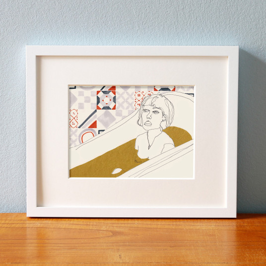 Serie "Portraits of Taking a Bath in Movies": Blow up