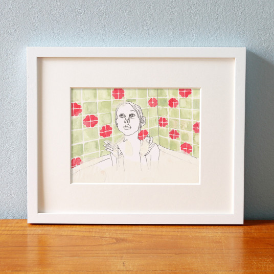 Serie "Portraits of Taking a Bath in Movies": Dennis