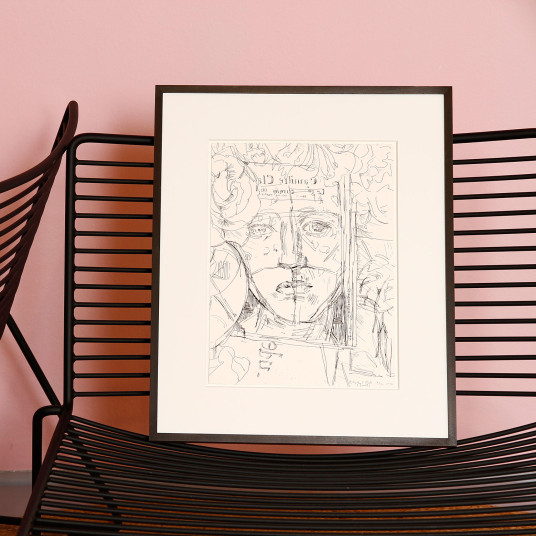 Camille Claudel Flowers and Books