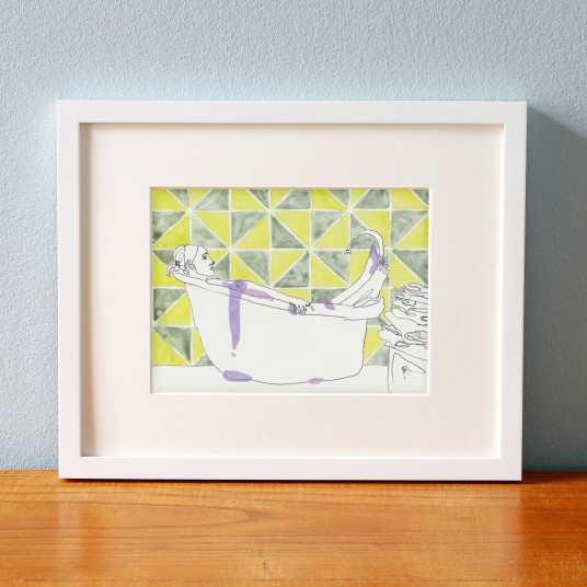 Serie "Portraits of Taking a Bath in Movies": The Holiday