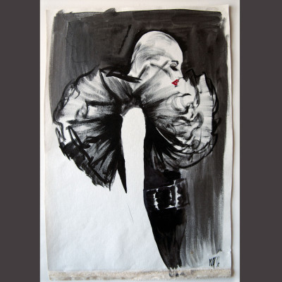 Look 11, Saint Laurant collection Autuum/Winter 2016 Hedi Slimane