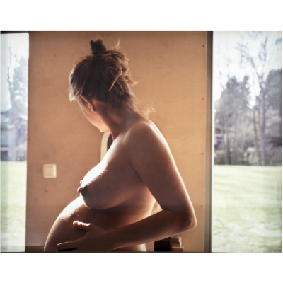 Nadine, 8 1/2 months pregnant. Biesenthal, Germany