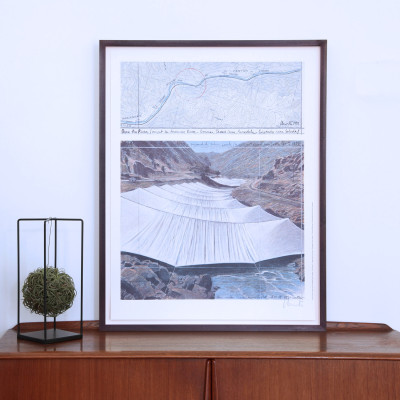 Christo & Jeanne-Claude, Over the River I (Above)