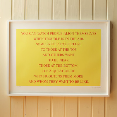 Jenny Holzer, artflash