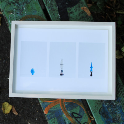 Was einem Heimat war (Triptychon „Darstellungskörper / Mörsergranante /Treibspiegelmunition)