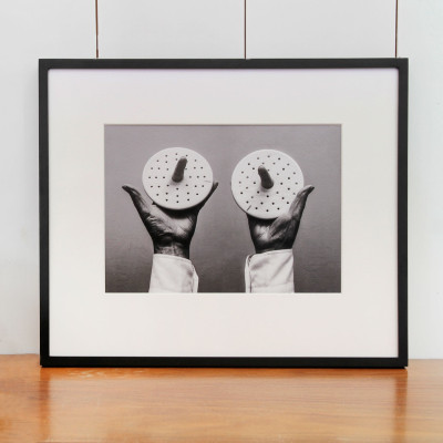 Jacques Schumacher, Selbstbildnis mit Stielaugen