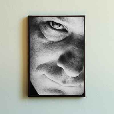 Jurgen Ostarhild, MARTIN KIPPENBERGER, bw, Hotel Chelsea, Köln, 1987