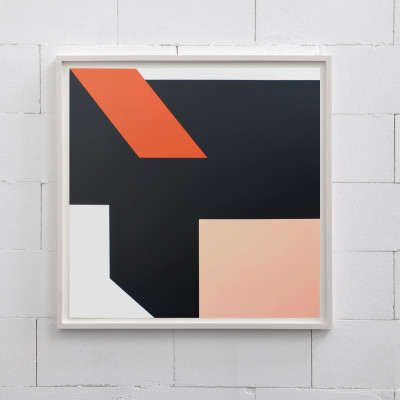 Georg Karl Pfahler, Ohne Titel (Schwarz / Rosa)