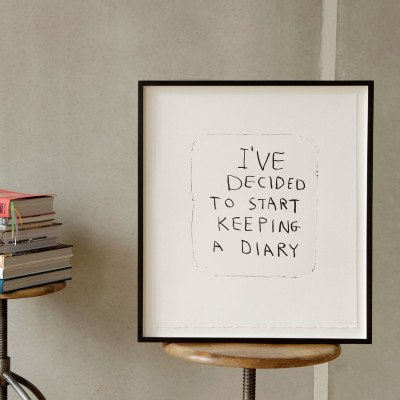 David Shrigley, I've decided to start keeping a diary